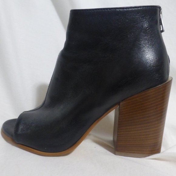 RUDSAK, size 37, open toe heels, zip back, Made In Italy, GUC - Picture 9 of 15